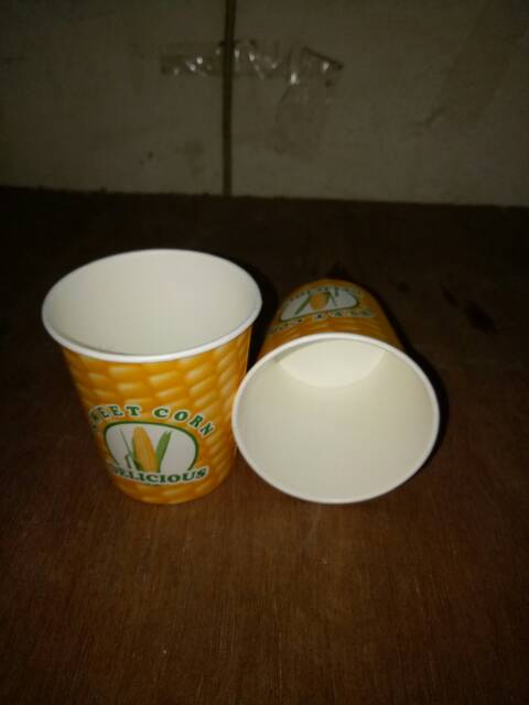 Papercup 6,5Oz Jagung Jasuke Pop Sweet Corn / Gelas kertas 6.5 OZ