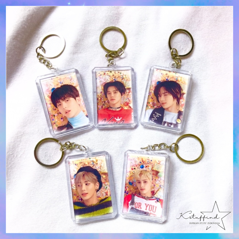 [kstuffind] TXT FIGHT OR ESCAPE GANTUNGAN KUNCI ACRYLIC GANCI TXT FOE KEYCHAIN KEYRING MURAH