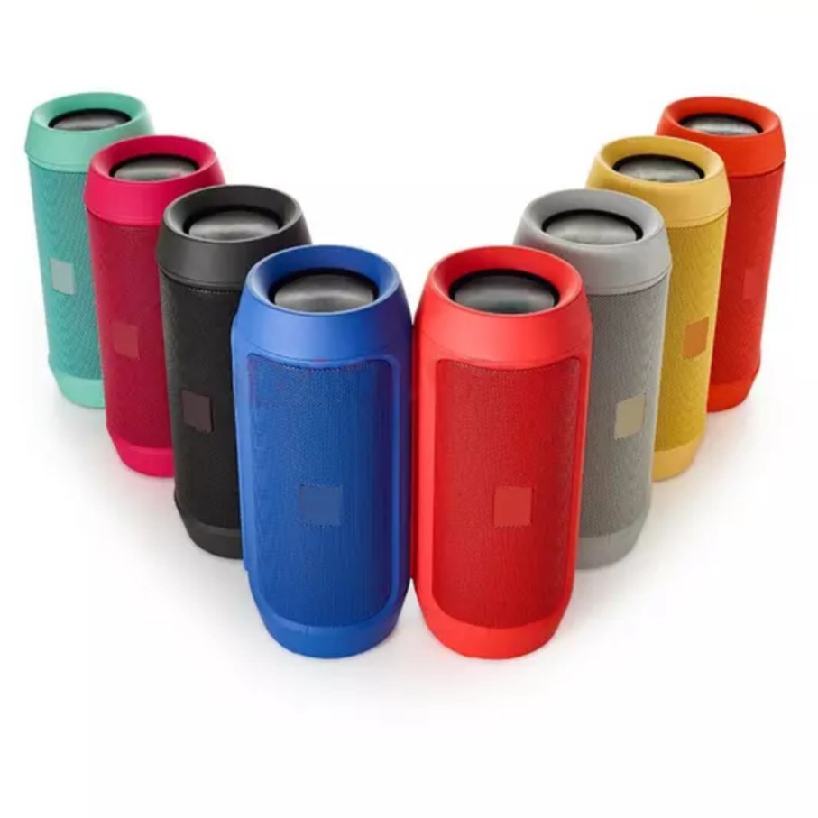Speaker Bluetooth Murah!!!  Setara JBL Charge 2 Original + USB FLashdisk Original+ Up to 1000 lagu-Gold