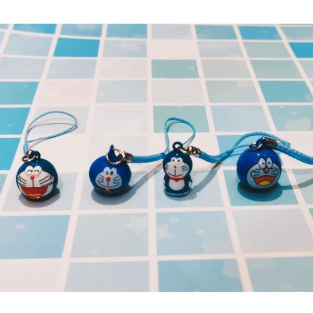 gantungan hp lonceng kecil jingle bells karakter keychain keyring mobile phone straps pendant