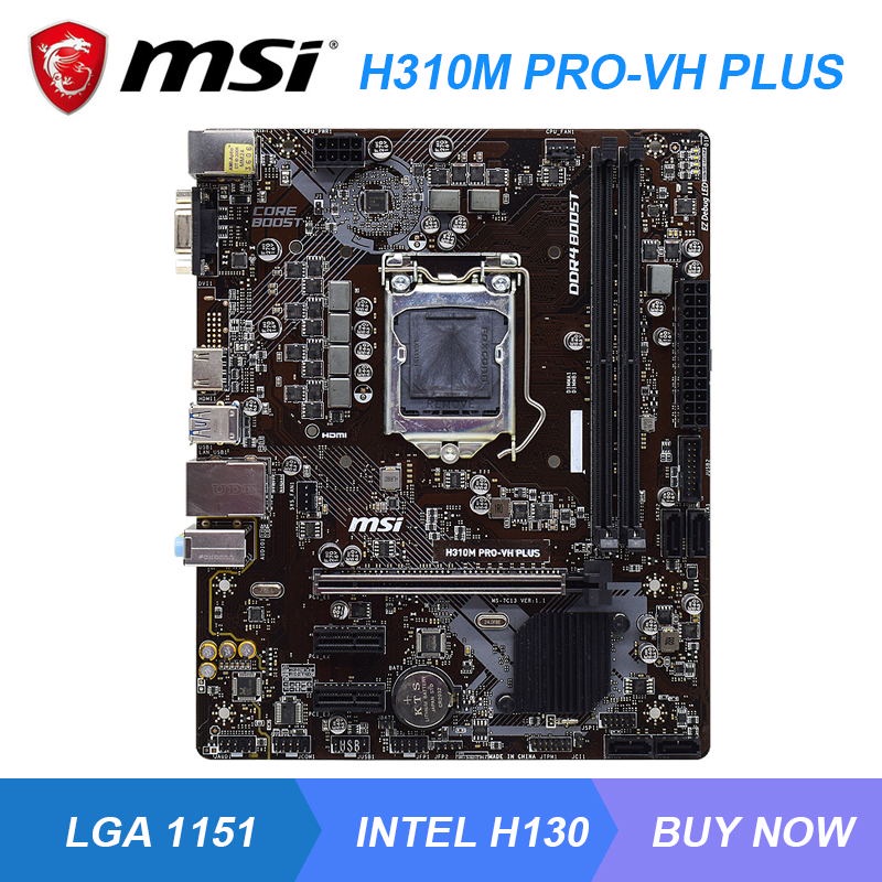PREORDER MSI H310M PRO-VH PLUS LGA 1151 Intel H310M Original PC Motherboard DDR4 32G Core i7-8700K i