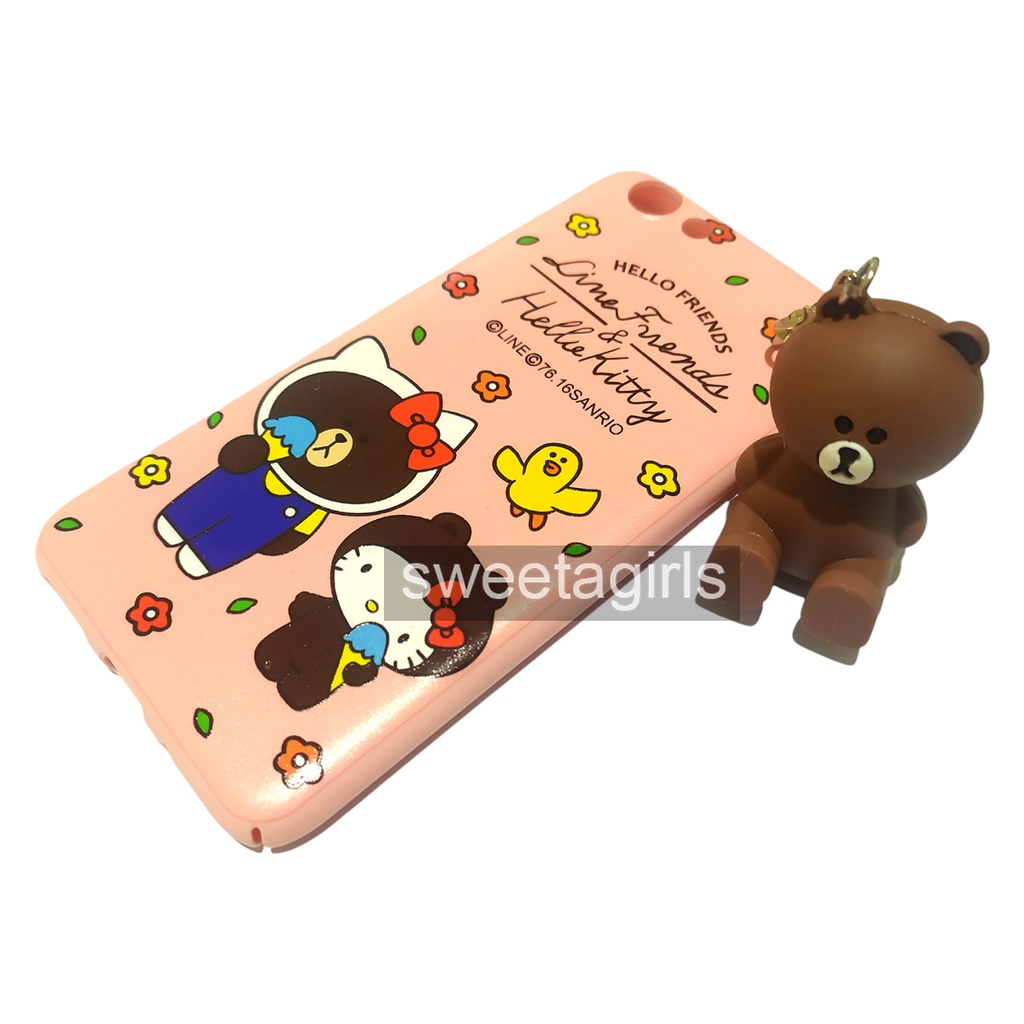 Casing Hp Oppo F3 - Case Plus Pendant Boneka - Bisa Bayar ditempat / COD - sweetacase.id - Hardcase / Casing HP / Casing lucu / Casing aestetic / casing karakter / Casing bisa stand / casing premium / kesing / kartun / Casing cewek