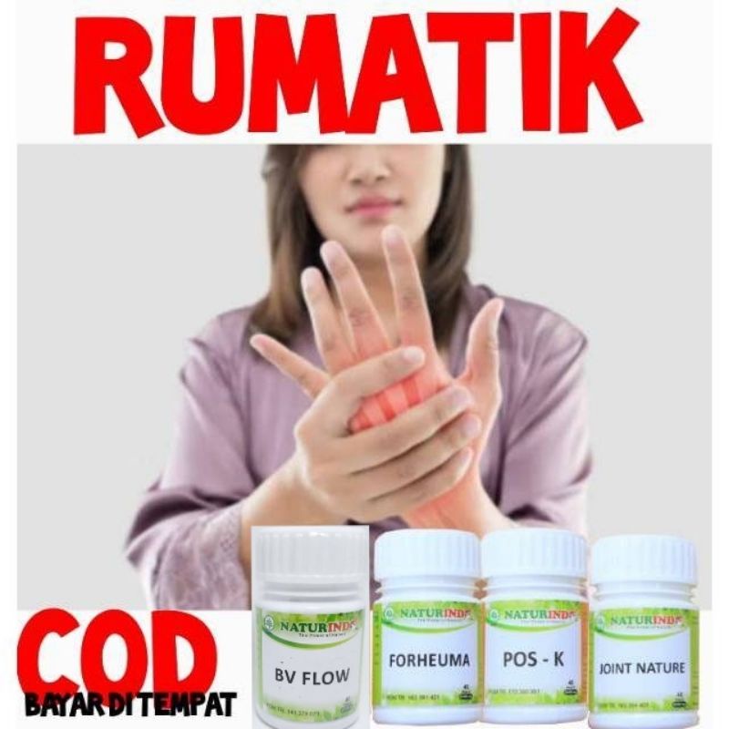 

Cod Obat Rematik Reumatik, Persendian, Otot Kaku, Pegal Linu Sehat Sendi Forheuma Naturindo