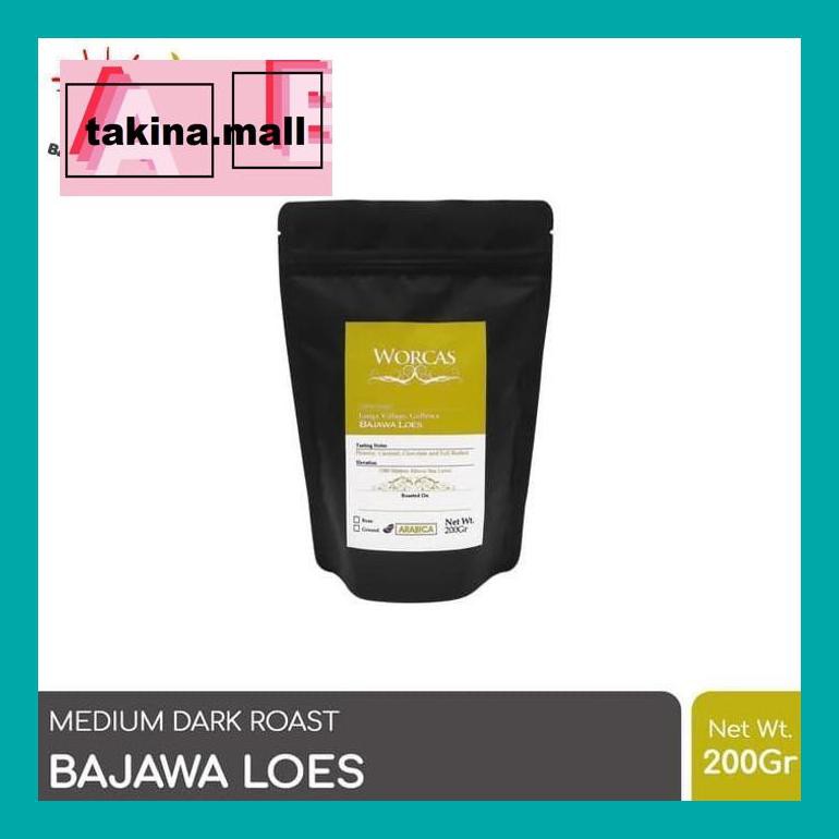 

Koptakk0 Kopi Arabica Flores Bajawa 200 Gram (Biji/Bubuk) | Worcas Coffee - Kopi Biji Tak05Sc