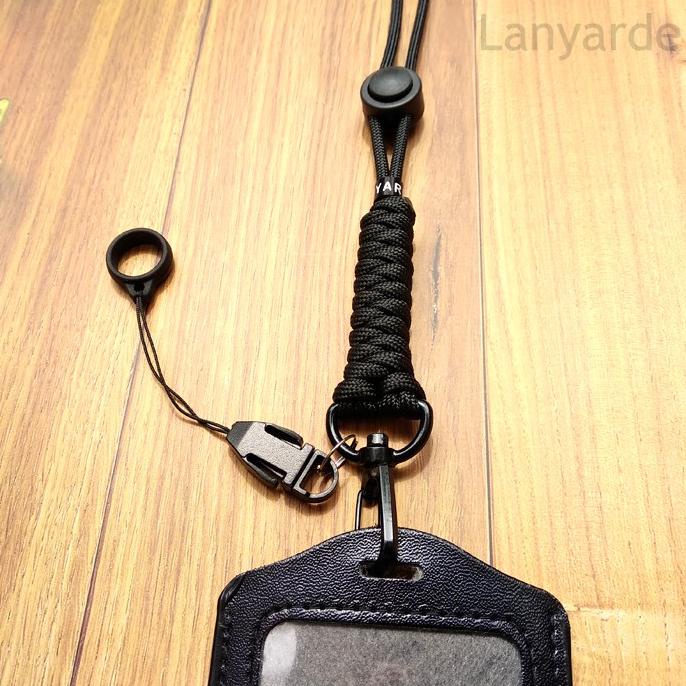 

(((BISA COD))) (4257) Lanyard Fishtail Name Tag ID Card Holder Tali Leher kartu PROMOKode 2280