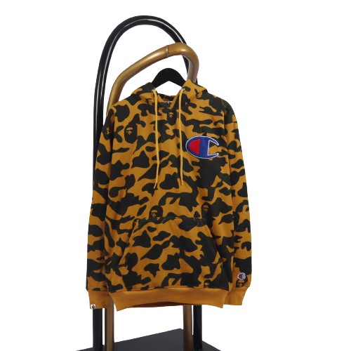 Jaket Sweater Hoodie CHAMP CAMO – MUSTARD Edition Trendy Casual Unisex Good Brand Quality Stylish
