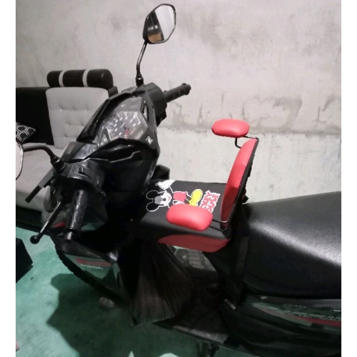 tempat duduk bayi di motor/kulit jok motor/tempat duduk anak di motor/+ sandaran