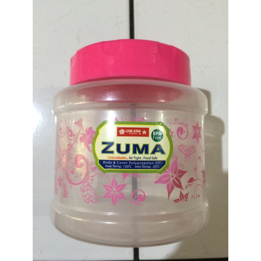 Lion star PP 20 Zuma Round Jar Plastic 01 toples bulat plastik PP-20 Lionstar