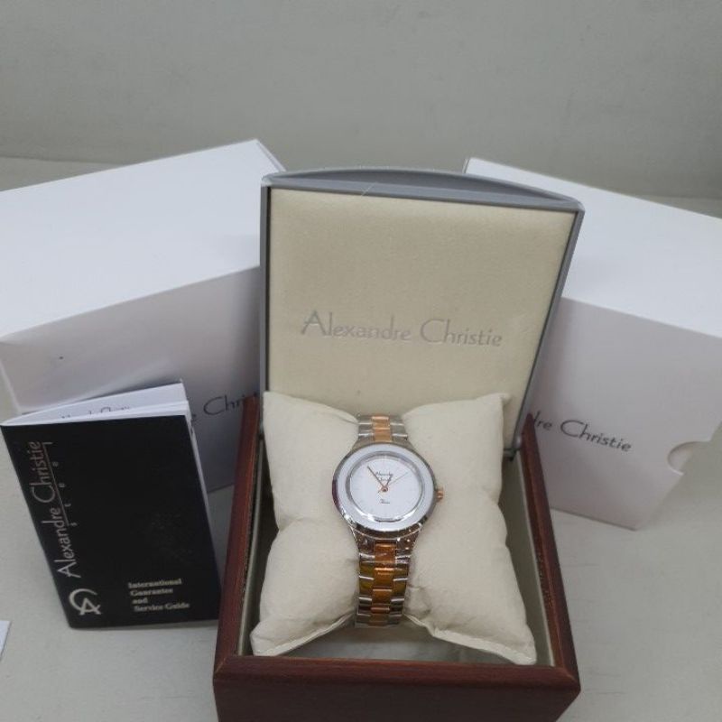 Jam Tangan Wanita Alexandre Christie AC2821LH AC 2821 LH AC2821 LH AC 2821LH Silver Stainless