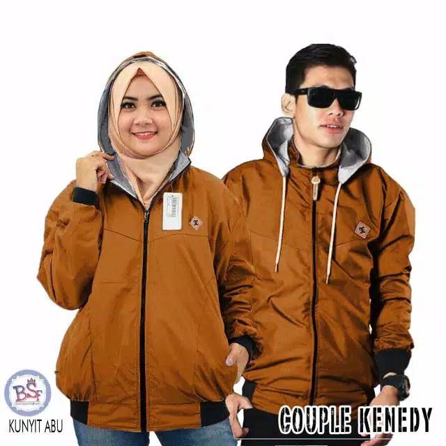 JAKET BB COUPLE / JAKET PASANGAN PRIA WANITA BB DC KENEDY BABOL BOLAK BALIK PREMIUM