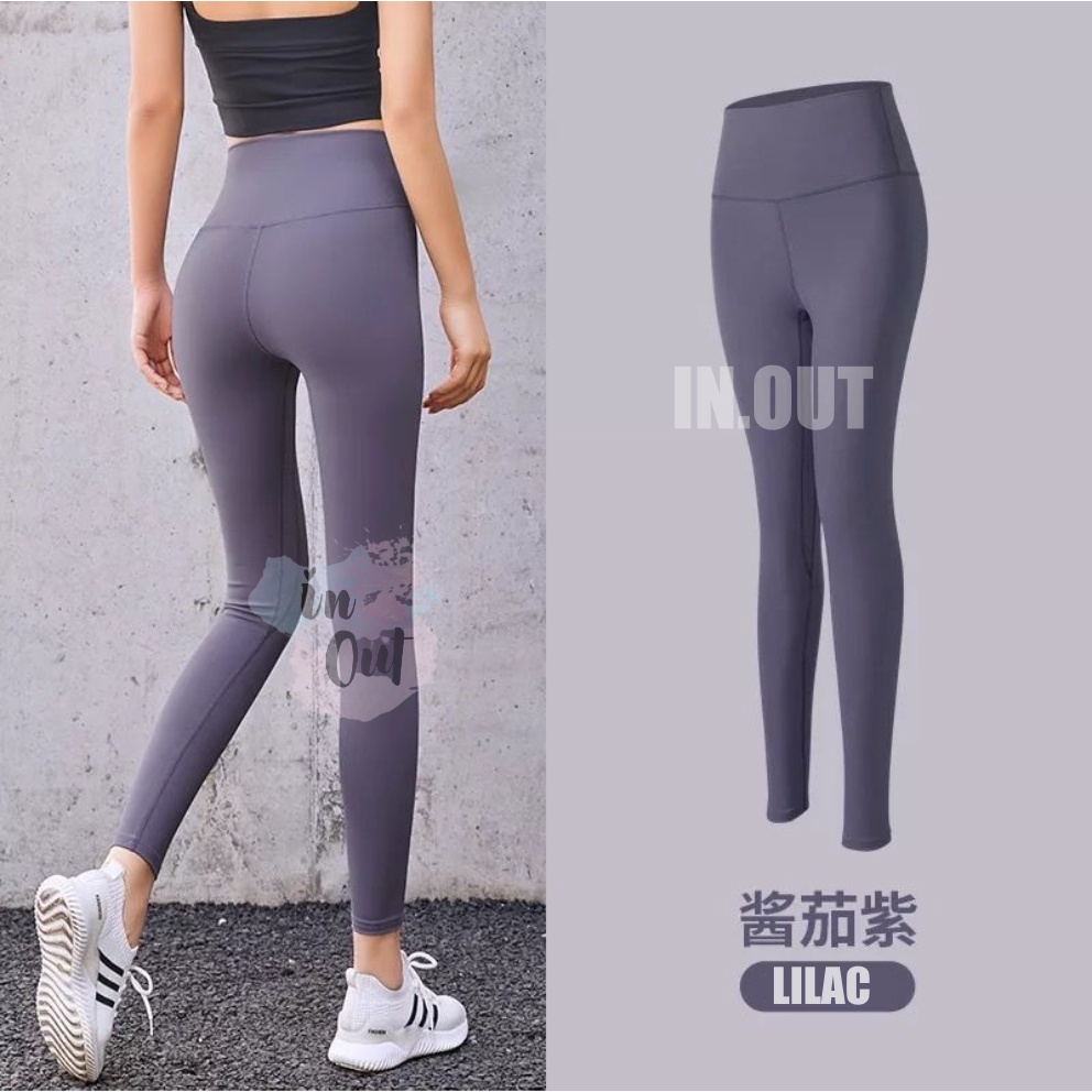 YOGA PANTS Celana Legging Olahraga Panjang Wanita High Waist