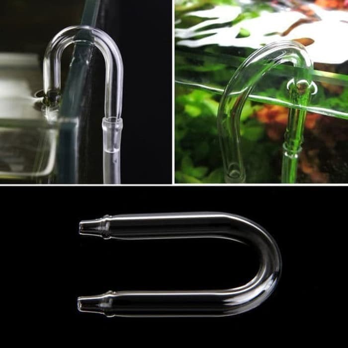 U pipe connector konektor selang diffuser co2 aquascape