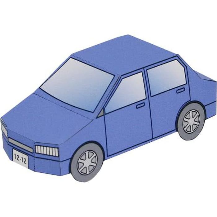 DIY Papercraft Craftown Mobil Sedan