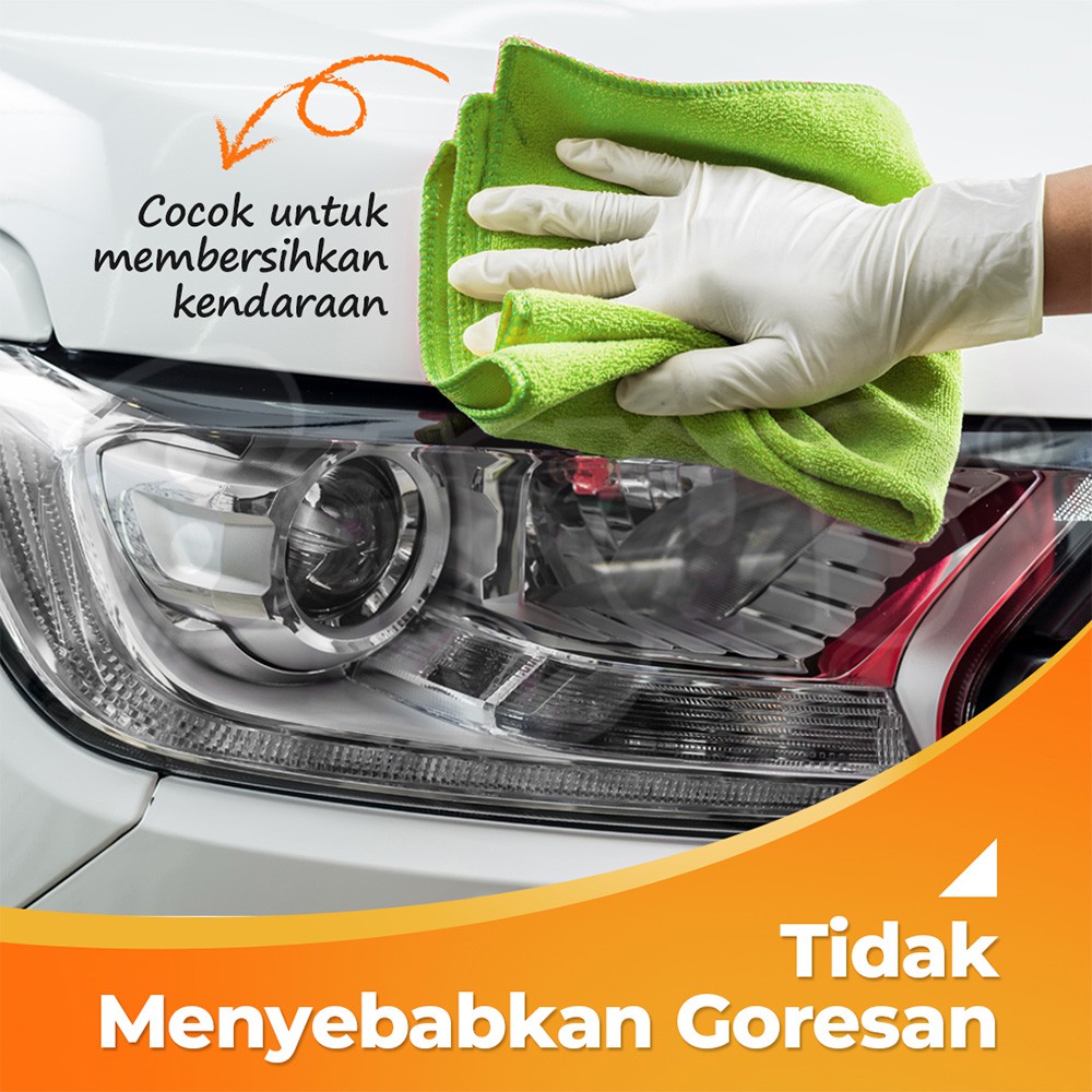 Bagus Micromate Kain Lap Mobil Microfiber Serbaguna 1pc 40X40 301