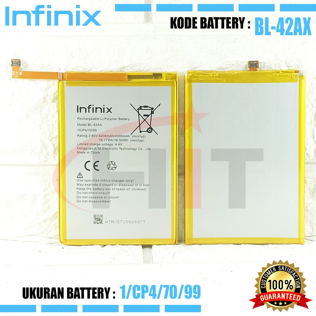 Baterai Battery INFINIX NOTE 4 X572 BL-42AX BL42AX