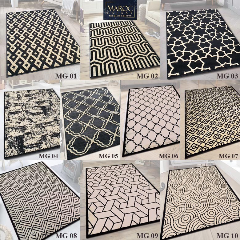 KARPET MAROC COLLECTIONS SIZE 210X310 (JUMBO)-GALAXY WHITE