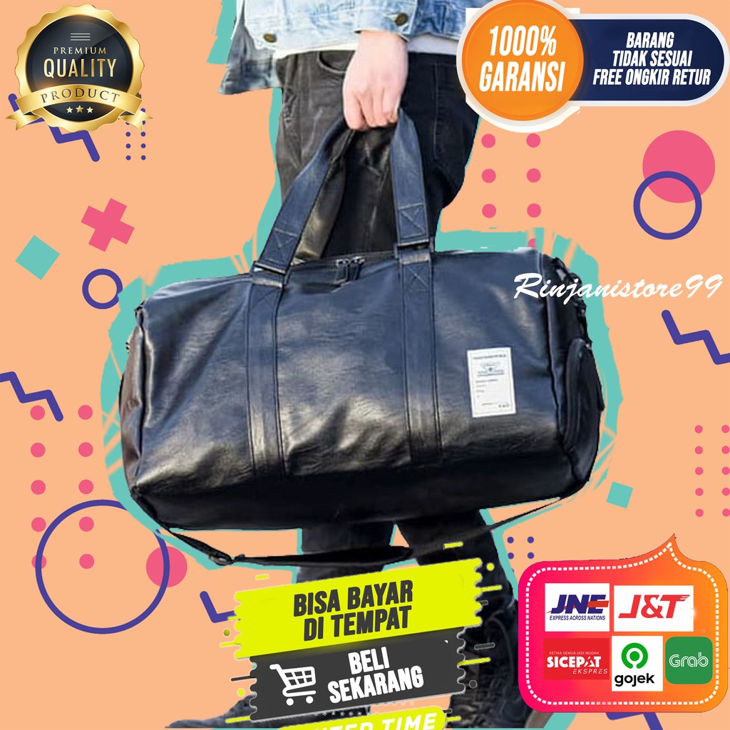 Tas Selempang Kulit Pria Tas Gym Premium Tas Jinjing Original Branded Import F39