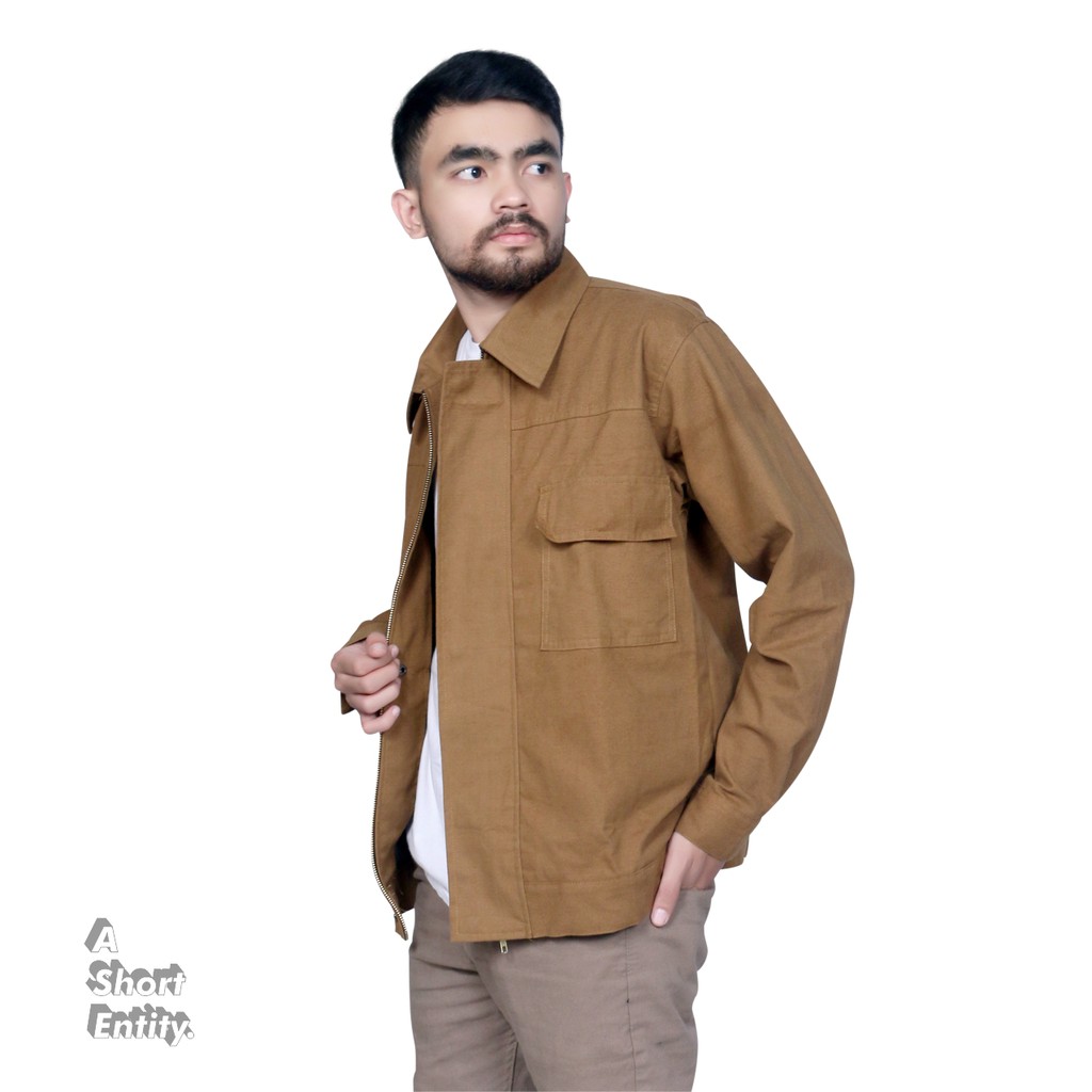 Trucker Jacket - Vinel Camel