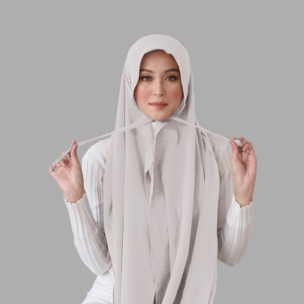 PASHMINA TALI || BAHAN CERUTY BABY DOLL PREMIUM - YELONIX