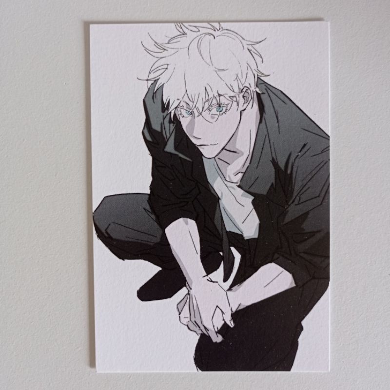 jujutsu kaisen fanmerch postcard by 11114tai