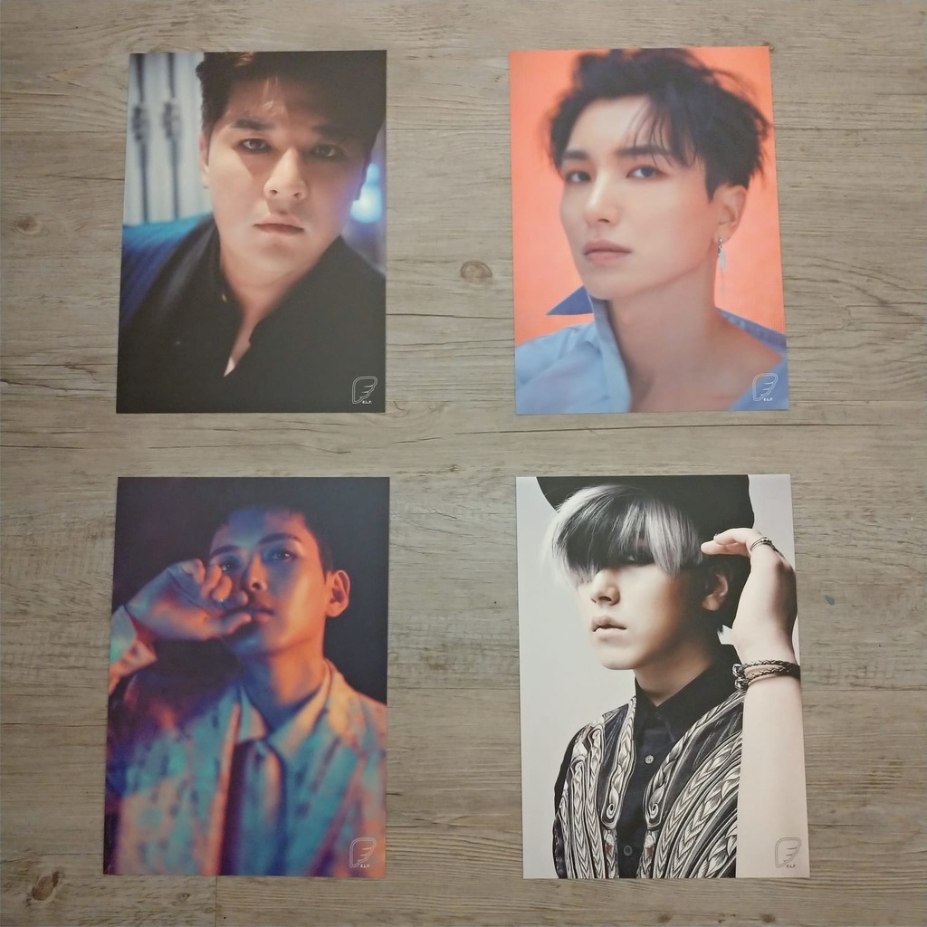 Poster ELF KIT 2019 Super Junior SJ SUJU Leeteuk Heechul Yesung Siwon Sungmin Kangin Ryeowook