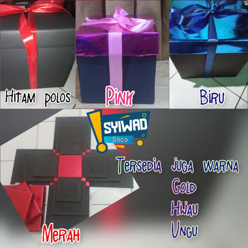 Explosion box/box kejutan 2 layer