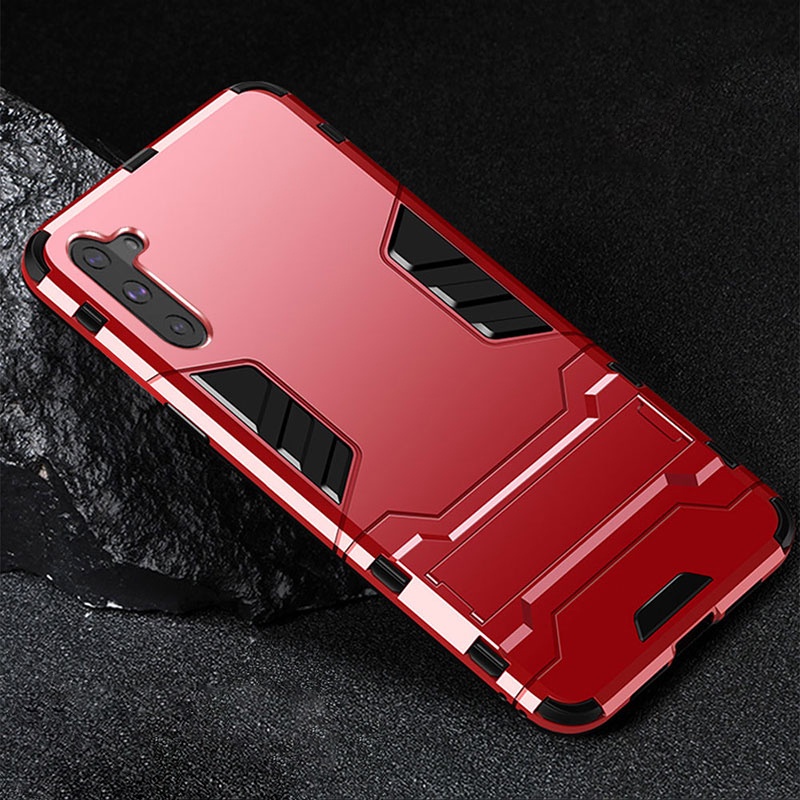 Casing Hard Case Silikon Slim Robot Armor Anti Knock Untuk Samsung Galaxy Note 10 Lite / 10 +