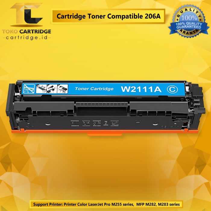 Cartridge Toner Compatible 206A W2110A W2111A W2112A W2113A M255 M282