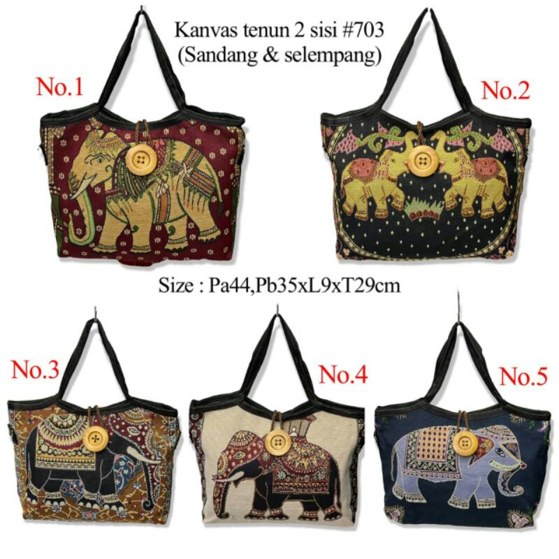 TERMURAH...Tas Tote Bag wanita Thailand Bangkok -Tas Thailand Bangkok murah