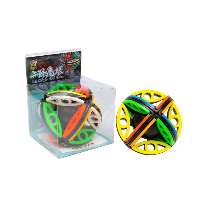 Rubik 2x2 Yuxin Magic Eye 2x2 Cube Blackbase ORIGINAL