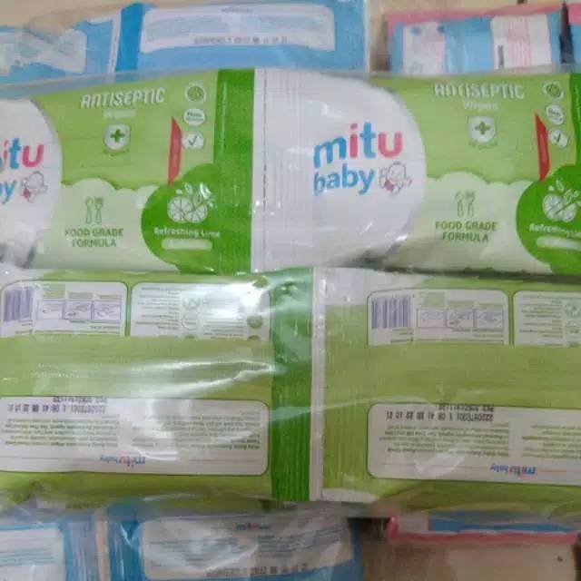 mitu baby antiseptic 1renceng isi 12 pcs