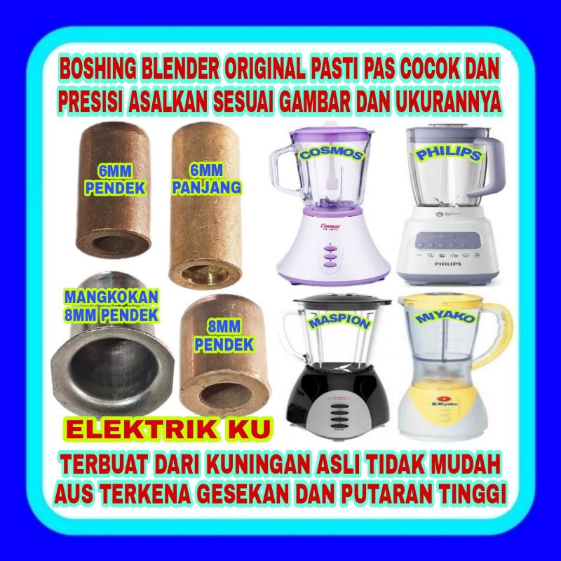 KARET SEAL BLENDER BOSHING BLENDER ORIGINAL BOS BLENDER