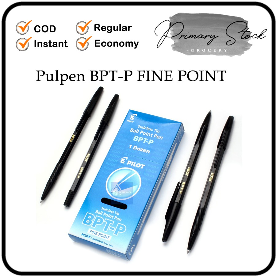 

Pilot Pen Ballpoint BPT-P Pulpen Pilot BPTP HITAM BIRU BPT