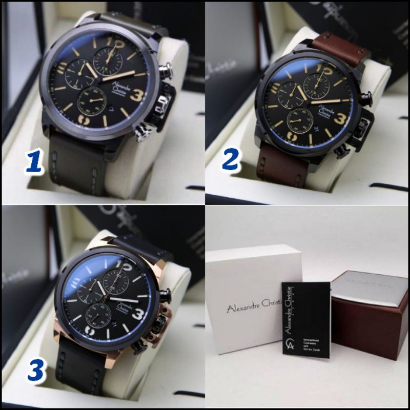 Alexandre Christie Pria AC 6280 MC AC6280 AC 6280 Black Dial