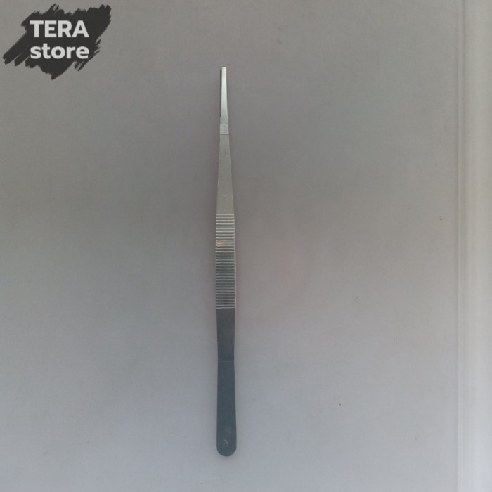 pinset lurus 30 cm stainless pinset panjang