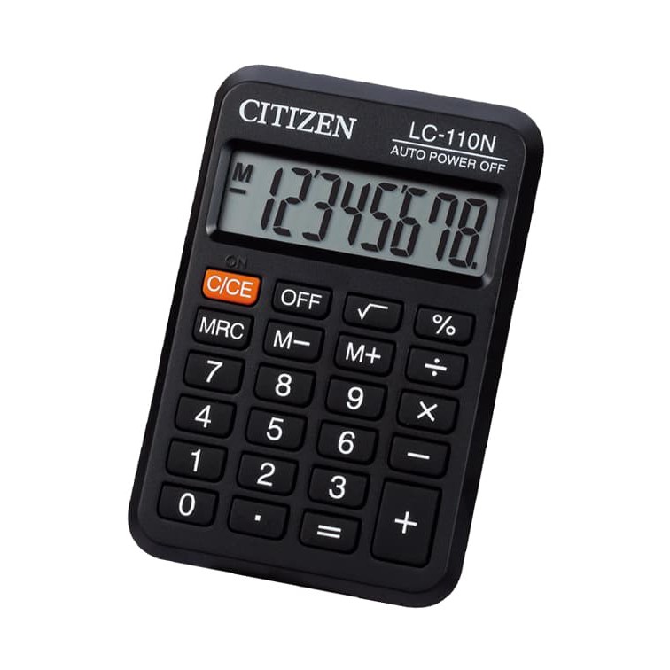Citizen Kalkulator LC-110N 8 Digit Hitam