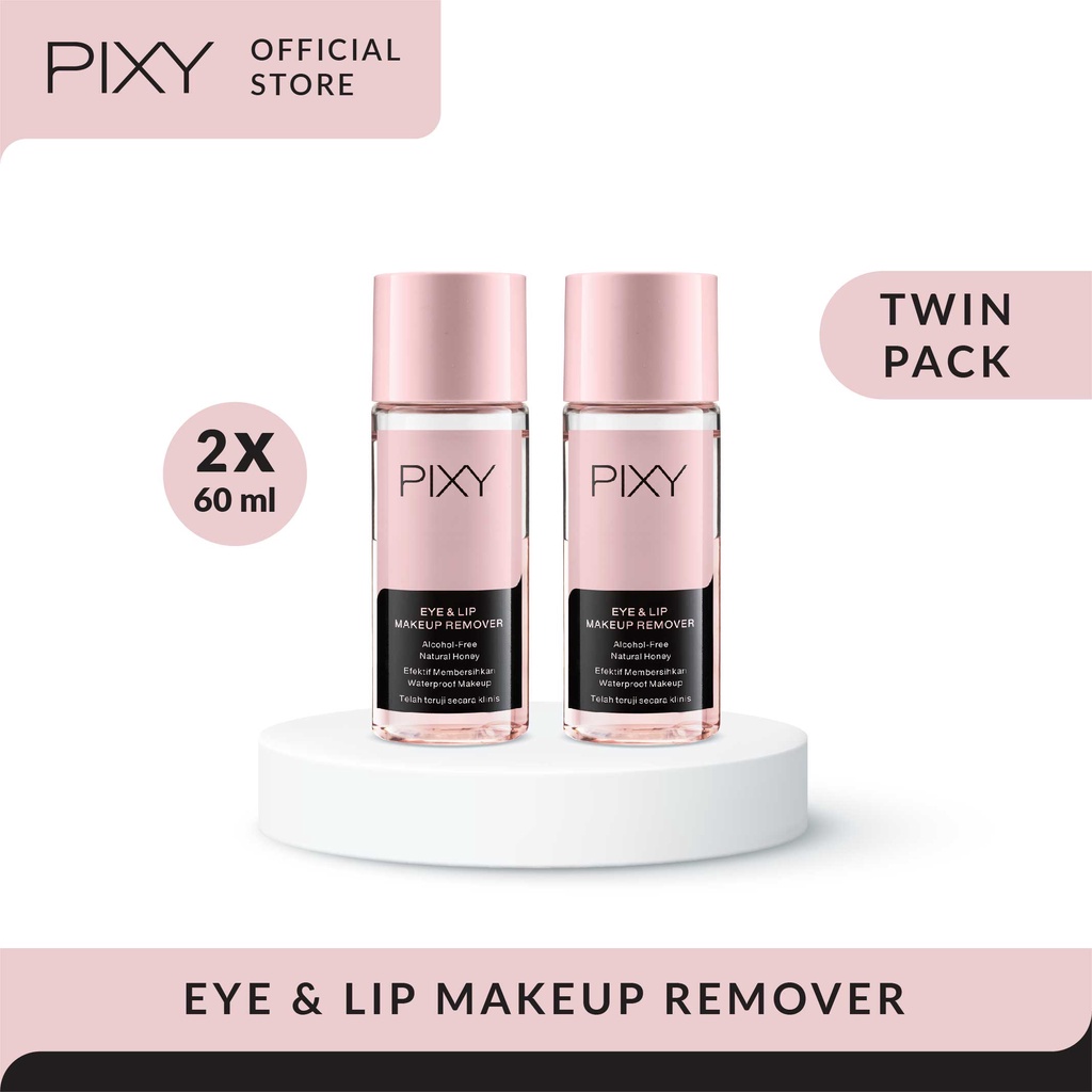 PIXY Eye &amp; Lip Makeup Remover Twin Pack