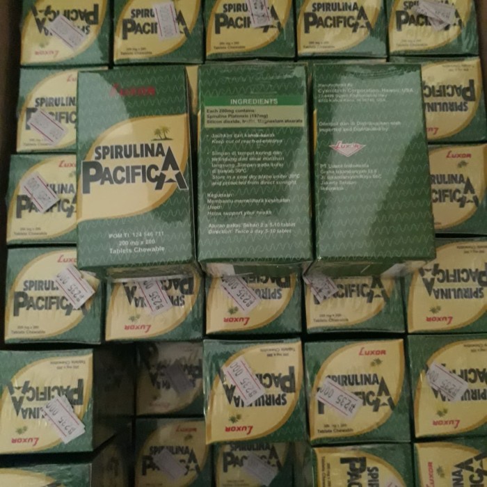 LUXOR Spirulina Pacifica 200 tablet Original Premium