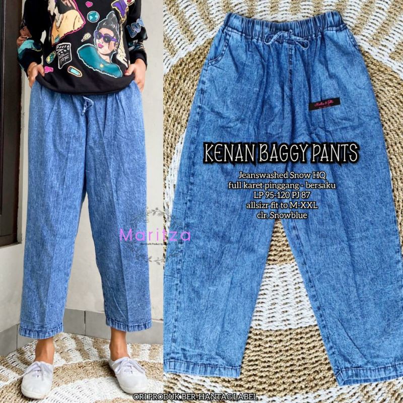 KENAN BAGGY PANTS JUMBO by Maritza | Celana bagy Jeans