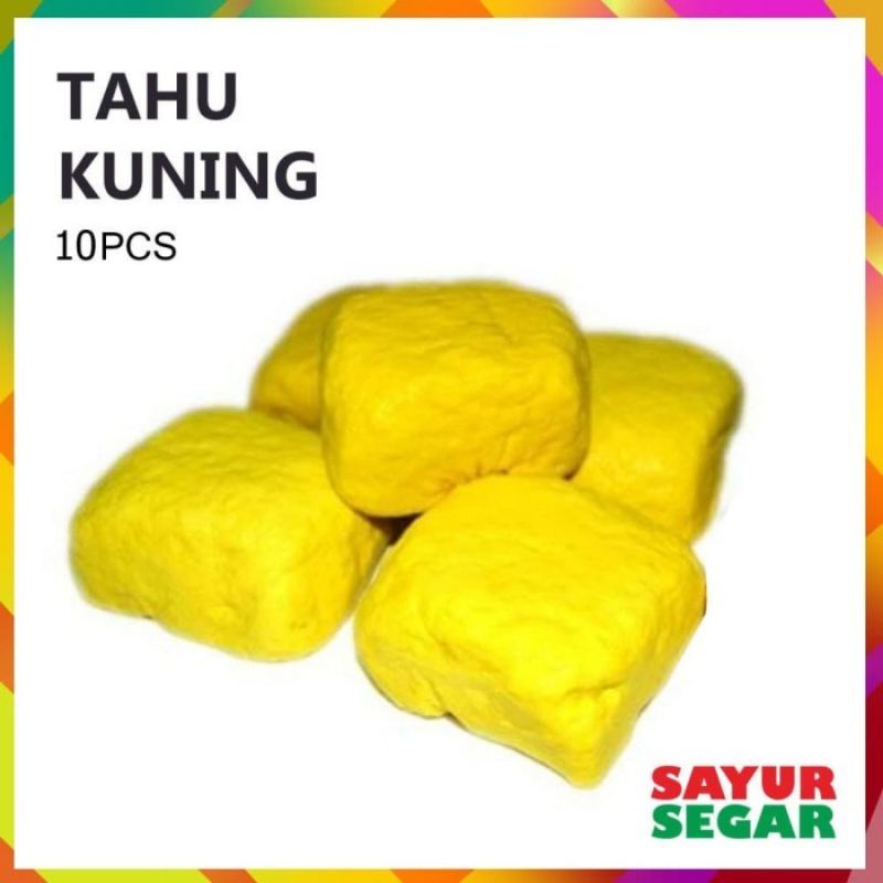 

tahu kuning cibuntu bandung 10 biji