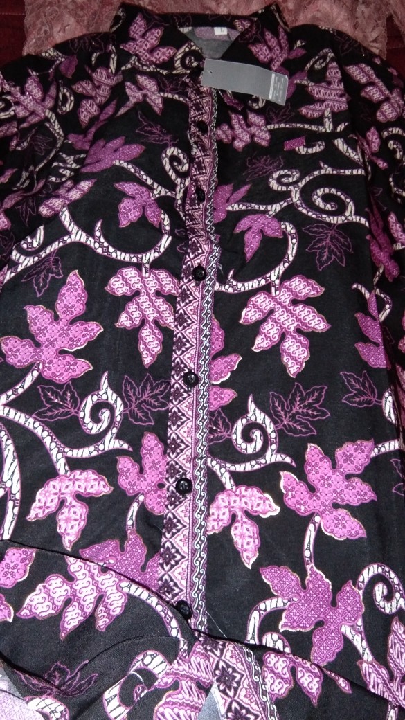 (realpic) Kemeja Batik Prada Dewasa Lengan Panjang (size M/l)