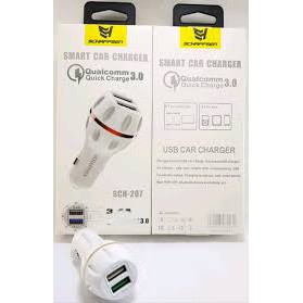 Adaptor Plugin Car Charger Schaffsen Sch-027 Qualcom 3.0 Fast Charging