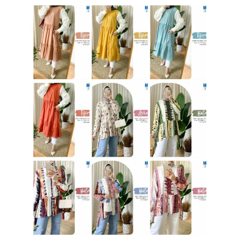AIREN,BATER,FIJIM/TUNIK BUSUI/BLOUSE BUSUI BY MOELA
