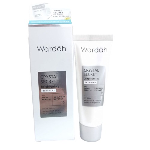 Wardah Crystal Secret Day Cream 15ml / Cream Siang Wardah