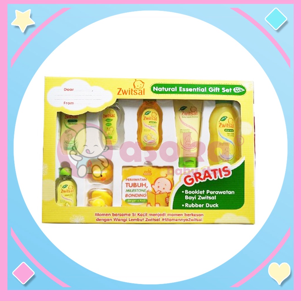 Zwitsal Baby Natural Essential Gift Set Box ASOKA