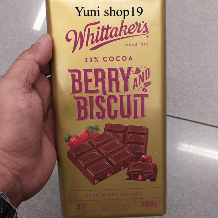 

whittakers berry & biscuit 200gr