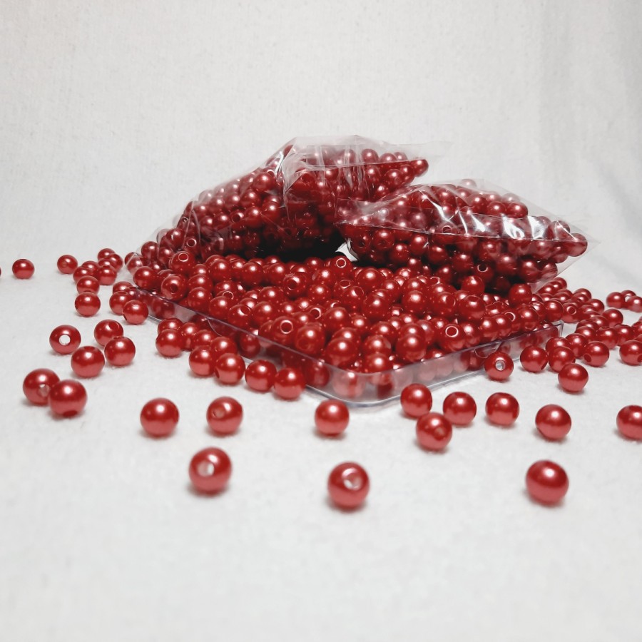 Mote Mutiara Diameter 8mm-Mote Manik Manik 100Gram