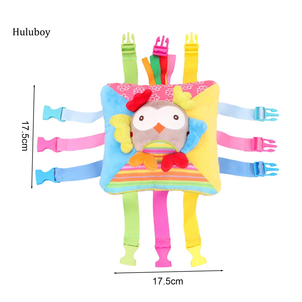 Huluboy- Bell Design Buckle Toy Toddler Buckle Educational Toy Intellectual Development for Home