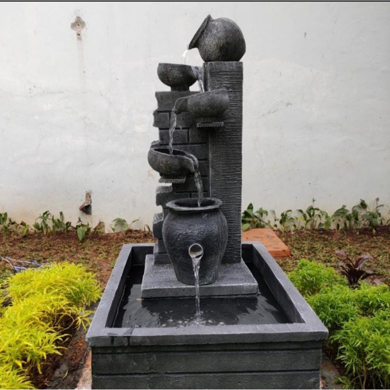 Air mancur taman // kolam air mancur // kolam ikan