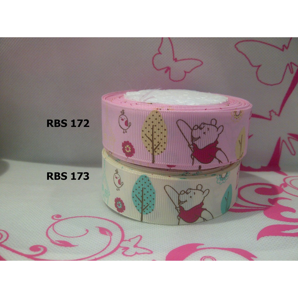 

[10 YARD] PITA GROSGRAIN MOTIF WINNIE THE POOH SALE RBS 172,173